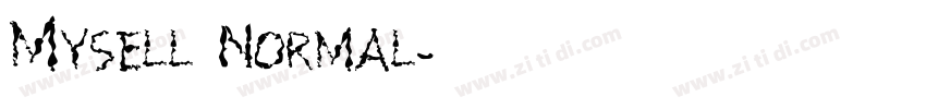Mysell Normal字体转换